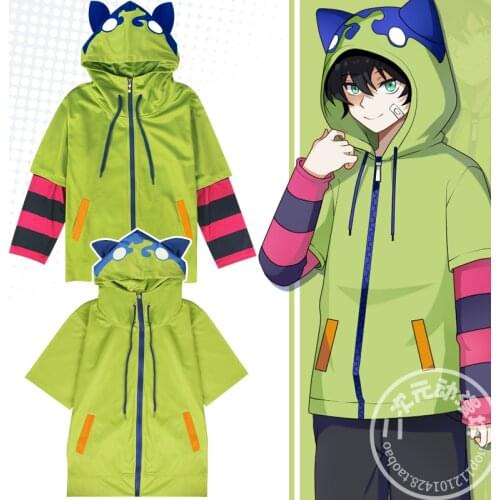 SK8 the Infinity Miya Chinen Hoodie Cosplay Costumes Hooded Zipper Sweatshirt Anime SK Eight Streetwear Pullover Coat