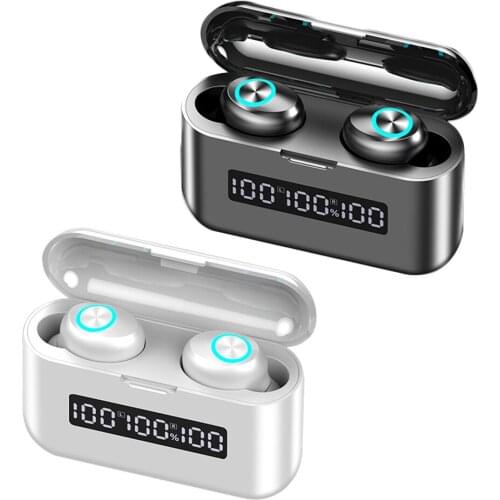 X35 Wireless Bluetooth-Compatible 5.1 Headphones TWS Stereo Noise Reduction Sports In-Ear Headset with Microphone Charging Case