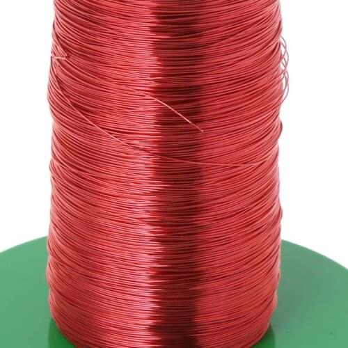 100m QA Polyurethane Enameled Copper Wire 0.2mm Welding Wires Coil Winding C90D