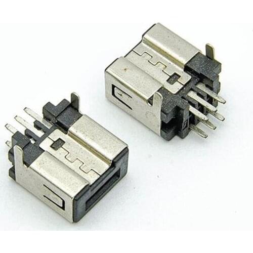 100PCS 6Pin Male 90 Degree Plug-in Board for Wii Integrated USB Data Cable Interface Plug Accessories