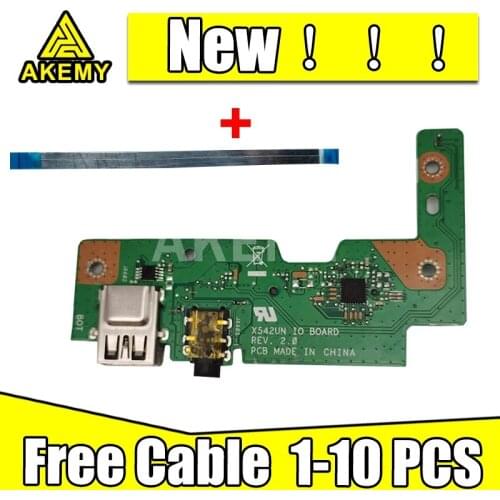 Akemy FOR Asus VivoBook FL8000U A580U A580B X542BA X542URR X542UQR X542UN USB Audio usb board Cable test good