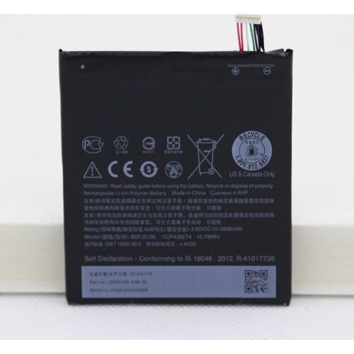 ISUNOO 5pcs/lot 2800mAh BOPJX100 Battery for HTC One E9 Battery E9w E9+ Plus E9PW Battery