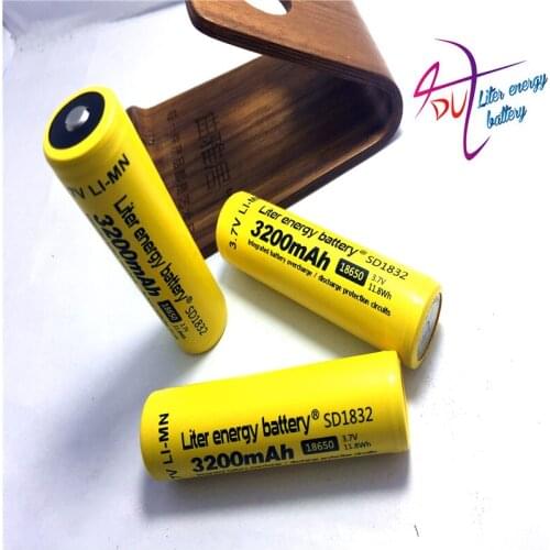 10pcs / Lot New Original 18650 3200mAh ncr18650b Rechargeable Battery 3.7 V NCR18650B batteries+ free shipping