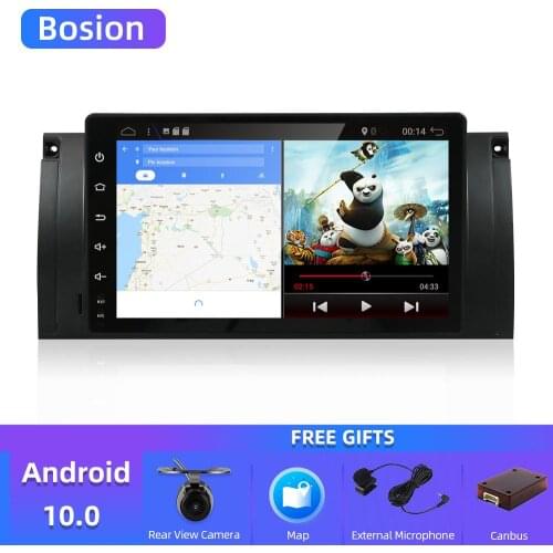 Bosion 9" 1 DIN Android 10 CAR RADIO for BMW E39 E53 X5 M5 car audio stereo receiver auto radio tape recorder no 2din 2 din DVD