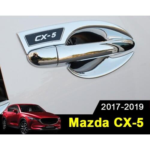 Car External Outer Door Handle Catch Cover Door Bowl Protection Trim Sticker For MAZDA CX-5 CX5 CX 5 2017 2018 2019 Accessories