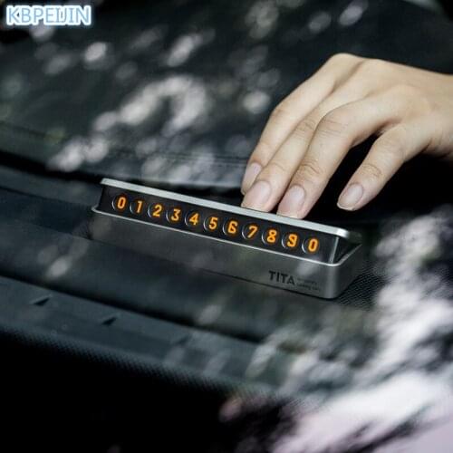 Car-styling Car Temporary Parking Card Drawer Plate Style Car Sticker for Opel Mokka zafira corsa astra insignia High quality