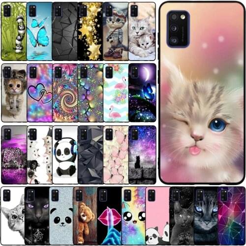 Case For Samsung Galaxy A41 Case 6.1" Cover Soft TPU Silicone Back Cover For Samsung A41 GalaxyA41 A 41 A415 SM-A415 Phone Case