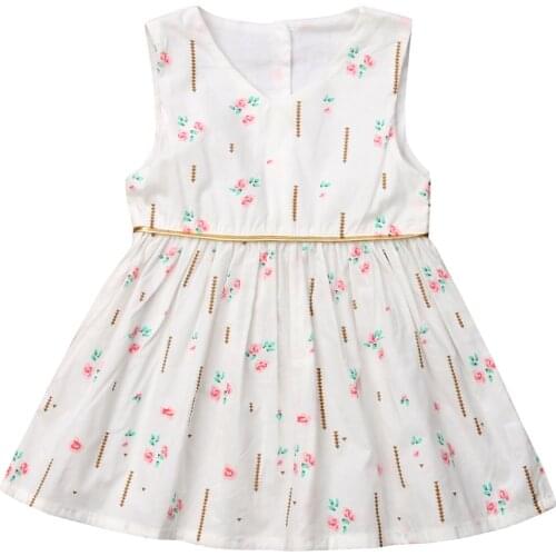 Baby Girls Dress Kids Baby Party Flower Lace Dresses Princess Party Tutu Dress Size 1-4T