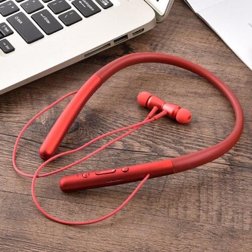 Magnetic Wireless Bluetooth Wearable In-ear Earphone Stereo Sport Headphone