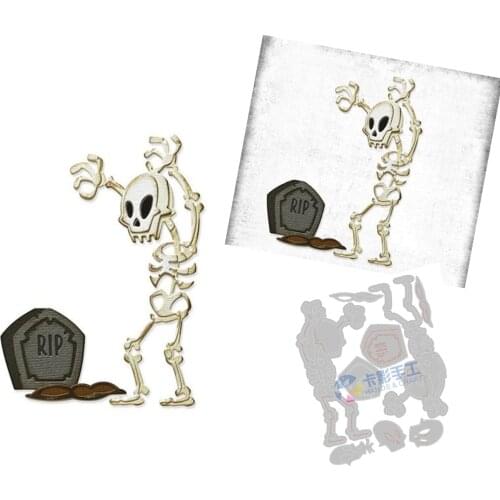 Mr. Bones Colorize Metal Cutting Dies Scrapbook Diary Decoration Stencil Embossing Template DIY Greeting Card Handmade 2021 NEW