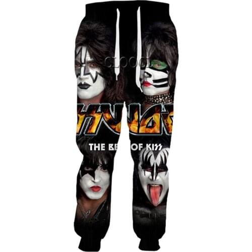 CLOOCL Newest Rock Metal Kiss Band 3D Print Men Women Pants Unisex Casual Hip Hop Sweatpants Harajuku Trousers Drop Shipping