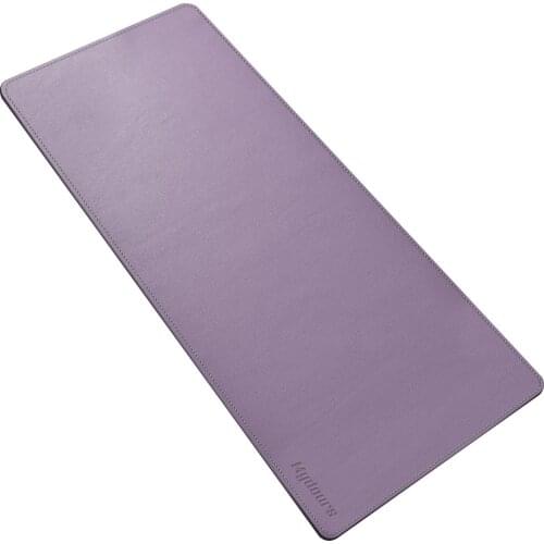 Mydours PU Leather Desk Mat Pad 37.4x15.7in XXL Laptop Keyboard Mouse Pad Double Side Leather and Waterproof Protective Pads