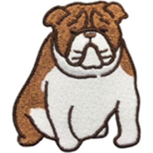 Custom embroidery patches Cartoon Dog Embroidery Iron On Applique Patch DIY for clorhes hats caps jackets