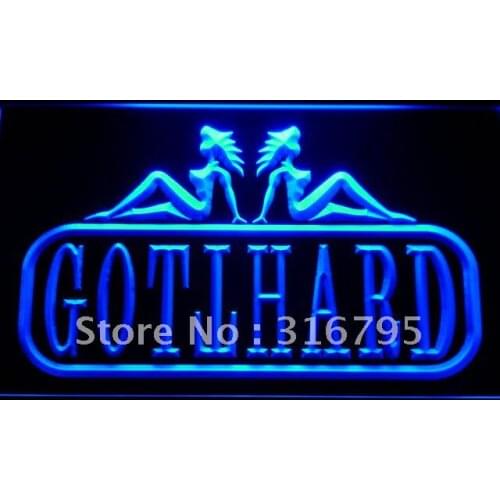 C206 Gotthard LED Neon Light Signs with On/Off Switch 20+ Colors 5 Sizes to choose