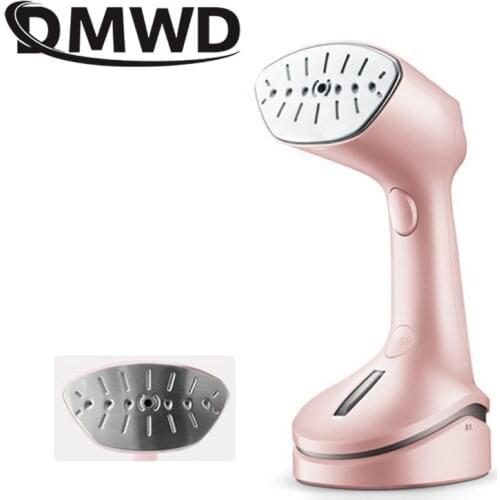 DMWD Portable Handheld Clothes Ironing Machine Mini 300ml Garment Steamer Travel Fabric Hanging Steaming Iron Dry Cloth Brush