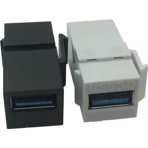 USB 3.0 A Female to A Female Extension Keystone Jack Coupler Connector Adapter Converter