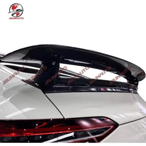 Fit For AMG GT50 GT53 Rear Carbon Fiber Spoiler Refit GT63s Style Rear Wing For Benz AMG GT 4 Door Auto Carbon Part