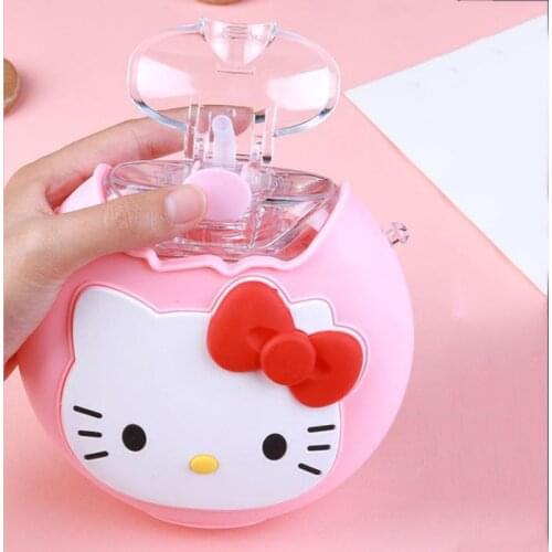 Doughnut Childrens Kettle Cute Kindergarten Doughnut Large Capacity Portable Cup Rainbow Cartoon Drop Resistant Heat Insulation