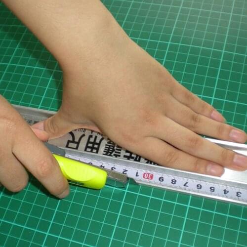 40cm 50cm Professional protection ruler aluminum alloy fuler measurement protective ruler