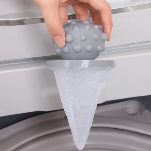 Cleaning Balls Bag Catcher Filter Mesh 1PC Hair Removal Household Floating Lint Reusable Filter Laundry Balls Discs