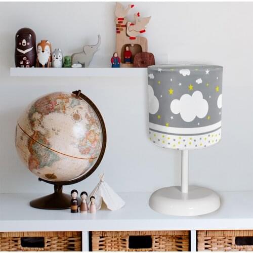 Car Pattern Children 'S Room Night light Table Top Lamps Lighting lampshade Star Cloud Educational Lighting