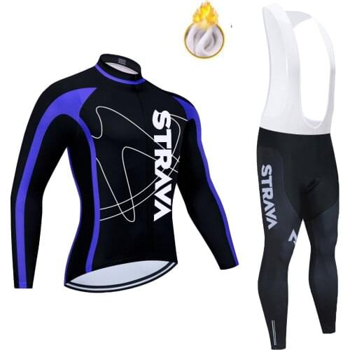 Cycling Jersey Team Andalucia WINTER Clothing MTB 20D Bike Pants Set Men Ropa Ciclismo Thermal Fleece Biyycling Wear 2021