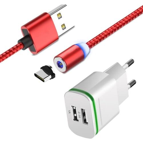 For Huawei P20 lite P30 P40 9X Honor 20 30 Phone Charger OUKITEL C17 Pro Magnetic Type C usb Charge Cable For Samsung A50 HTC 10