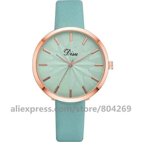 Wholesale Womens Quartz Watch Alloy Top Brand Fashion Round Dial Women Small Leather Watch Hot Sale Women Dress Watches
