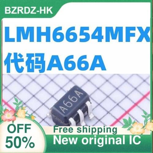 2-10PCS/lot LMH6654MFX SOT23-5 A66A LMH6654MF New original IC