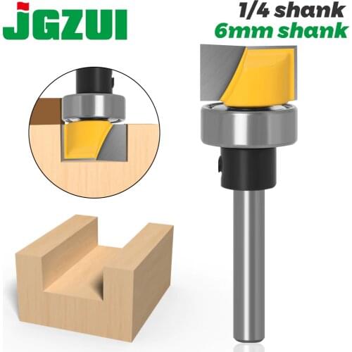 1pc Hinge Mortise/Template Router Bit - 3/4"W X 7/16"H - 1/4" 6mm Shank Woodworking cutter Tenon Cutter for Woodworking Tools