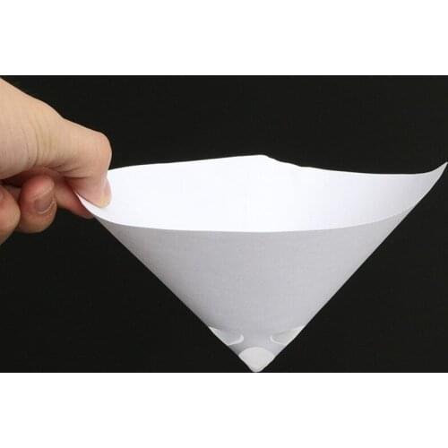 50PCS Paper Paint Strainers Paper Paint Conical Strainers Mesh Filter Cone Strainer Paint Funnel Spray Filter Accessories