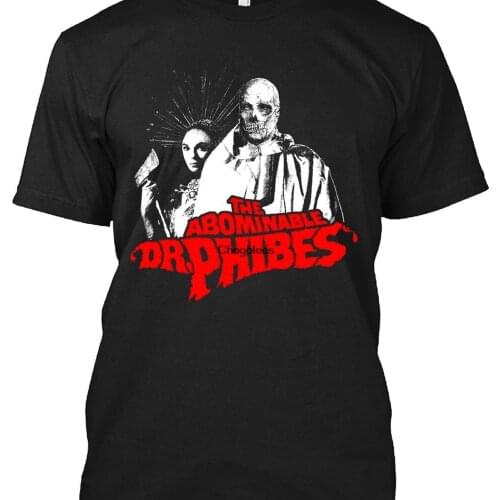 The Abominable Dr Phibes Photographic Vincent Price Movie Horror Halloween T shirt