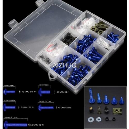 Motorcycle Windshield Fairing Bolts Scooter Nuts Bolts Clips Screw For YAMAHA YZFR1 R1 2004-2008 2005 2006 2007 R6 R3 2015-2017