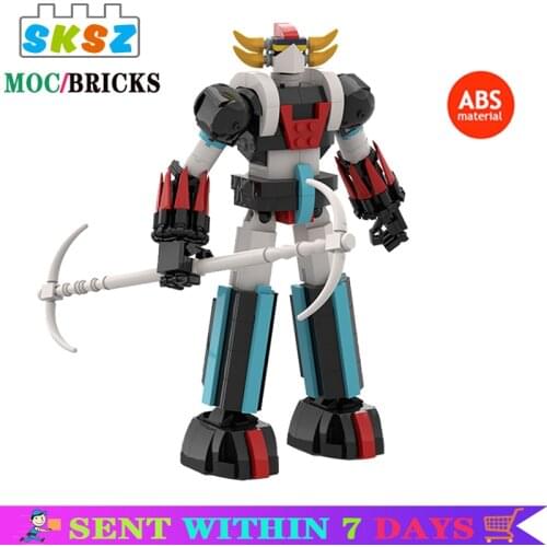 Anime UFO Demon-action Figure Model Children Favorite Anime Figure Building Blocks Kids Adult DIY Bricks Boy Creativity Moc Gift
