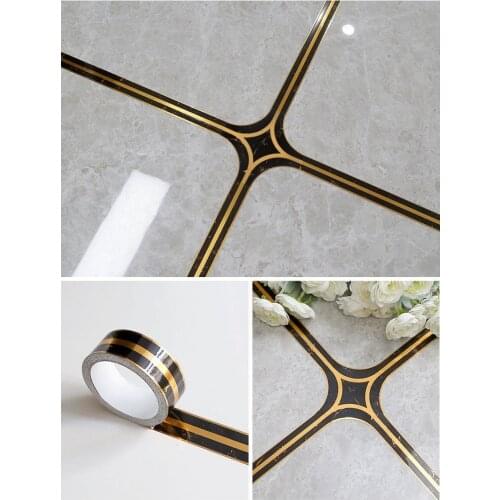 Seam Sealing Foil Tape 500x2.5cm Ground Seam Sticker Waterproof DIY Copper Foil Strip Wall Sticker Home Decoration