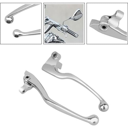 Motorcycle Chrome Driver Brake Clutch Levers Fit For Yamaha V-Star 650 400 Custom Universal / V-Star 1100 Custom 1999-2009 Parts