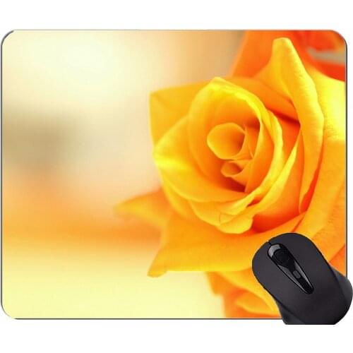Gaming Mouse Pad Custom,Nature,rose,flower -Stitched Edges