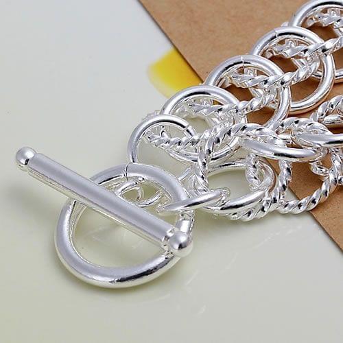 H022 Silver Color 925 Jewelry Popular Bracelet For Women Free Shipping Fashion Jewelry Centipede Bracelet /bdiajupa Aroajiva