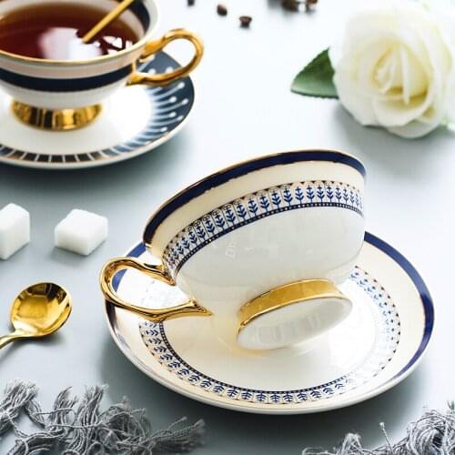 Nordic Style Coffee Cup Ceramic Afternoon Tea European Style Coffee Cup Eco Friendly Saucer Canecas Kitchen Accessories EI50BD