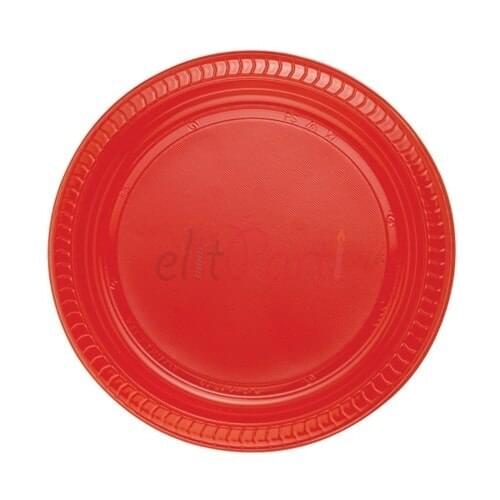 Red Plastic Plate (22 cm 25 PCs) 422944662