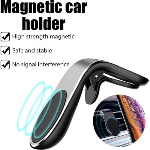 Magnetic Air Vent Car Mount Phone Stand For Huawei P30 Pro Lite iPhone 7 8 Plus GPS Navigation Smartphone Phone Holder in Car
