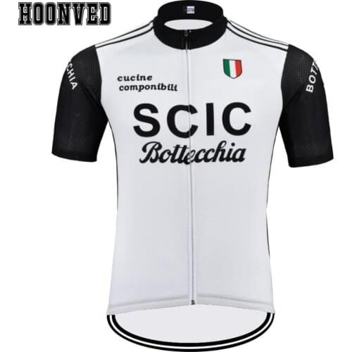 Man old style Pro Team Bottecchia Retro Cycling Jersey Short Sleeves Clothing Summer Mtb Riding sweater maillot ciclismo hombre