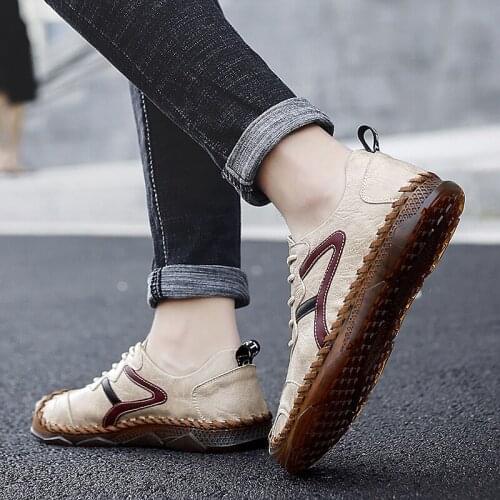 Para genuine hombre men fashion formal man loafers uomo chinese informales classic 48 de sport casual summer 47 size scarpe big