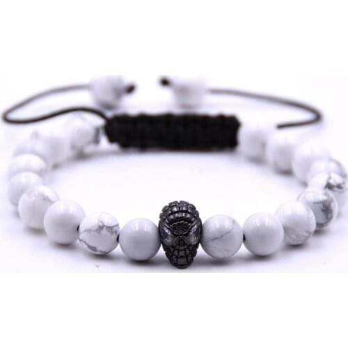 8MM Tiger Eye Black Alien Braided Bracelet Man Fashion Women Gift For Beautiful Beads