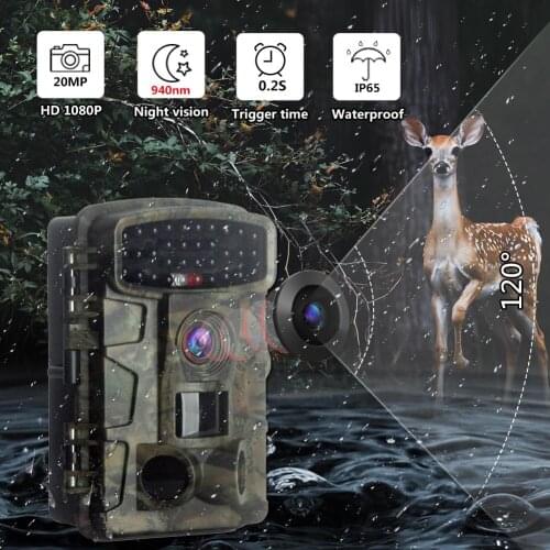 Hunting Trail Camera Outdoor Timelapse Wildlife Camera Photo Trap With Night Vision 20MP 0.2s trigger Hunting Wildlife Camera