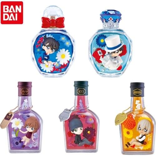 Genuine Conan Edogawa FLOWER EPISODE Perfume Bottle Kuroba Kaito Furuya Rei Akai Shuichi Vi Graythorn Action Figure Toys