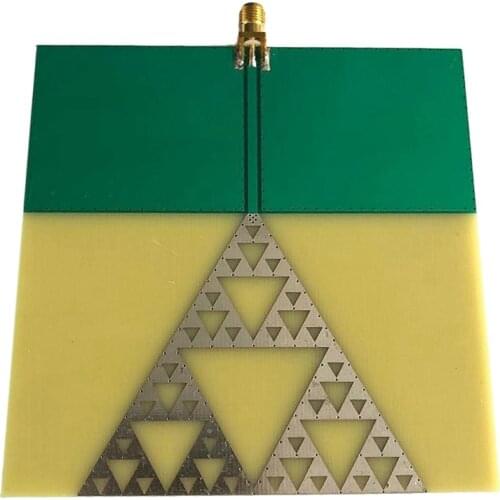 NEW-Module Board RF Amplifier-RF Antenna UWB Antenna Fractal Antenna Art Antenna 98x98MM SMA