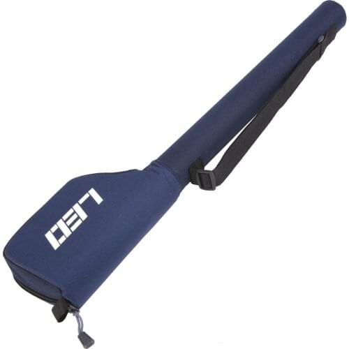 LEO Portable Fishing Rod Case Fly Fishing Rod Reel Storage Tube Case Oxford Waterproof Fly Fishing Bag Fishing Accessories