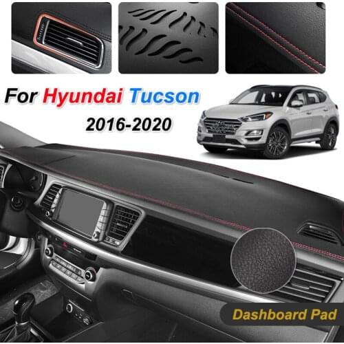 For Hyundai Tucson 2016-2020 TL Anti-Slip Mat Dashboard Cover Pad Sunshade Dashmat Carpet Anti-UV Auto Accessories
