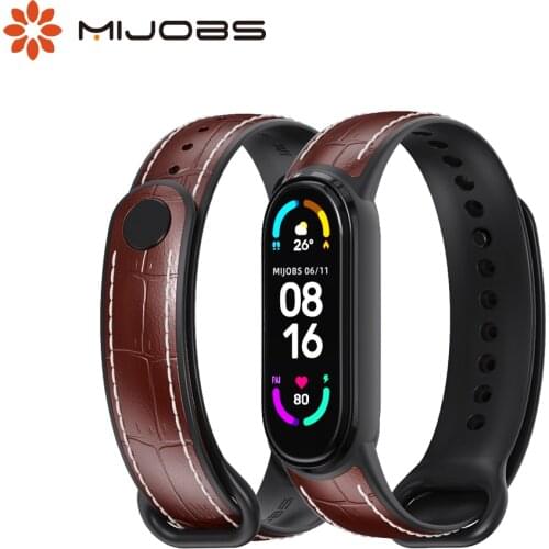 For Mi Band 5 Strap for Xiaomi Mi Band 6 Bracelet Wristband Correa Miband 5 6 Xiomi NFC Sport TPU Leather Breathable Replacement